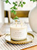 Preorder -  Je T'aime 22 oz Glass Candle