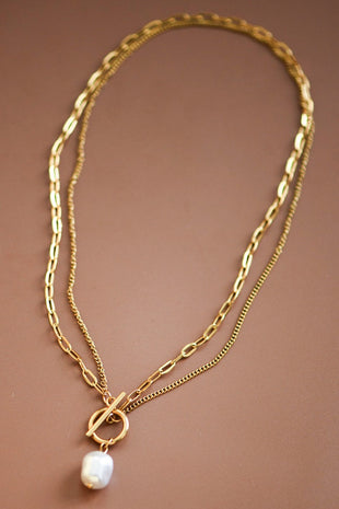 The Juliette Pearl Layered Necklace