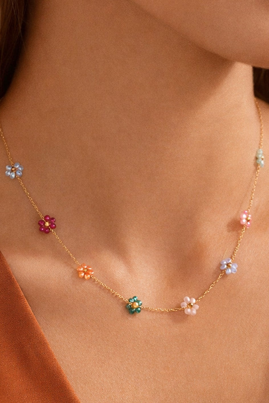 The Fleur Beaded Necklace