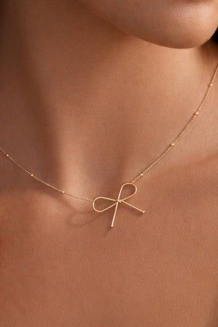 The Amélie Bow Necklace