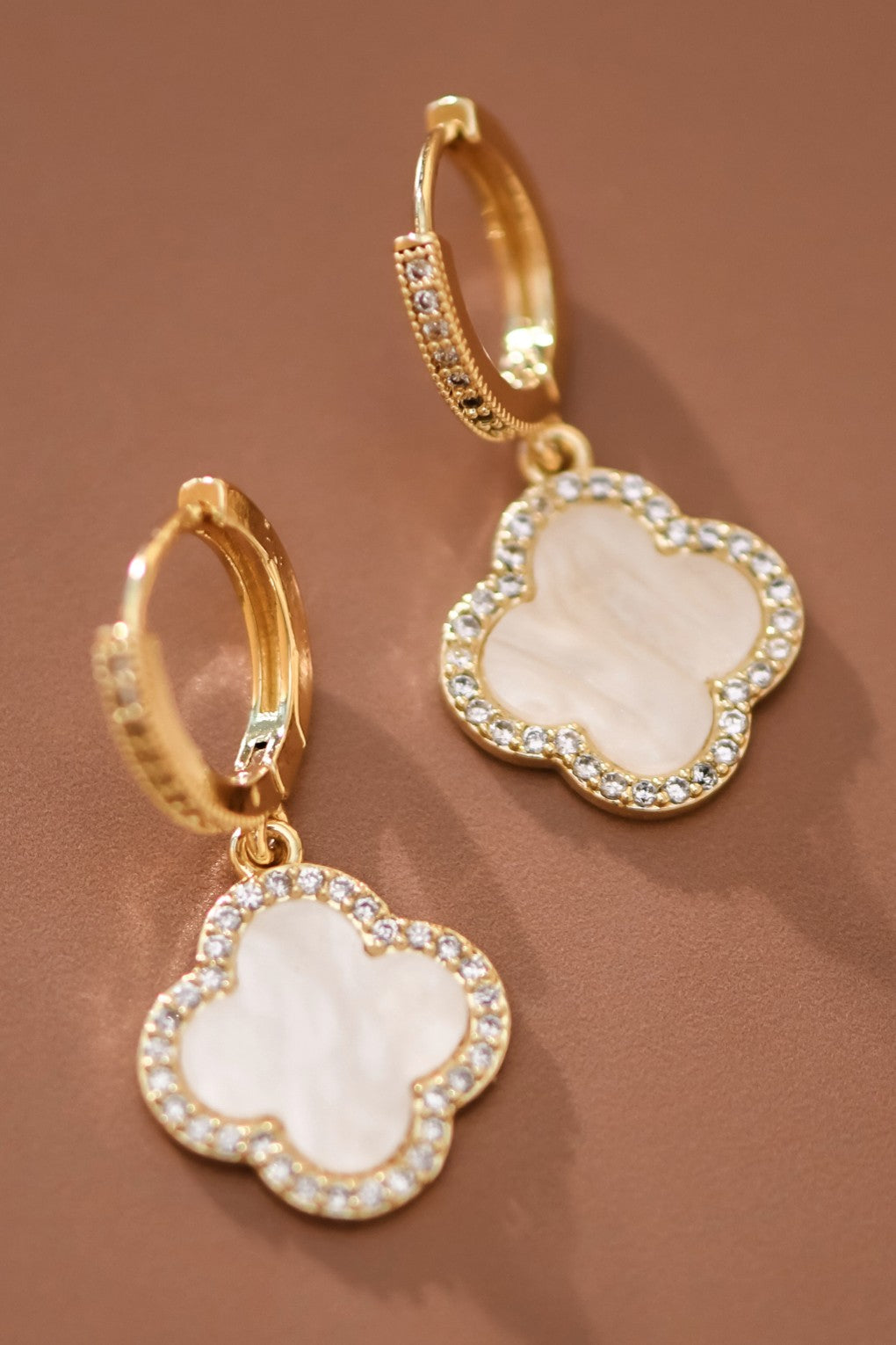 The Camille Clover Drop Earrings