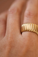 The Lucienne Ribbed Ring