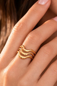 The Ondine Wave Ring