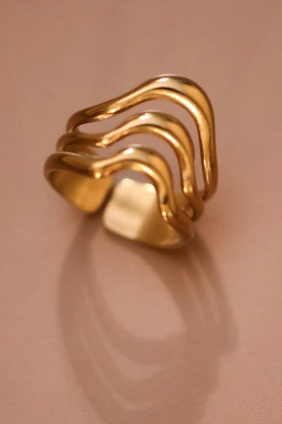 The Ondine Wave Ring