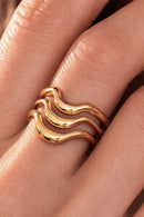 The Ondine Wave Ring