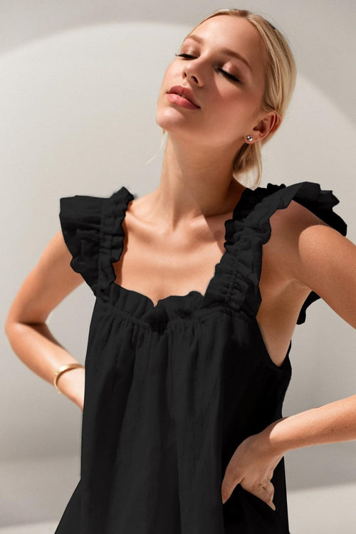 The Midnight Ruffle Set