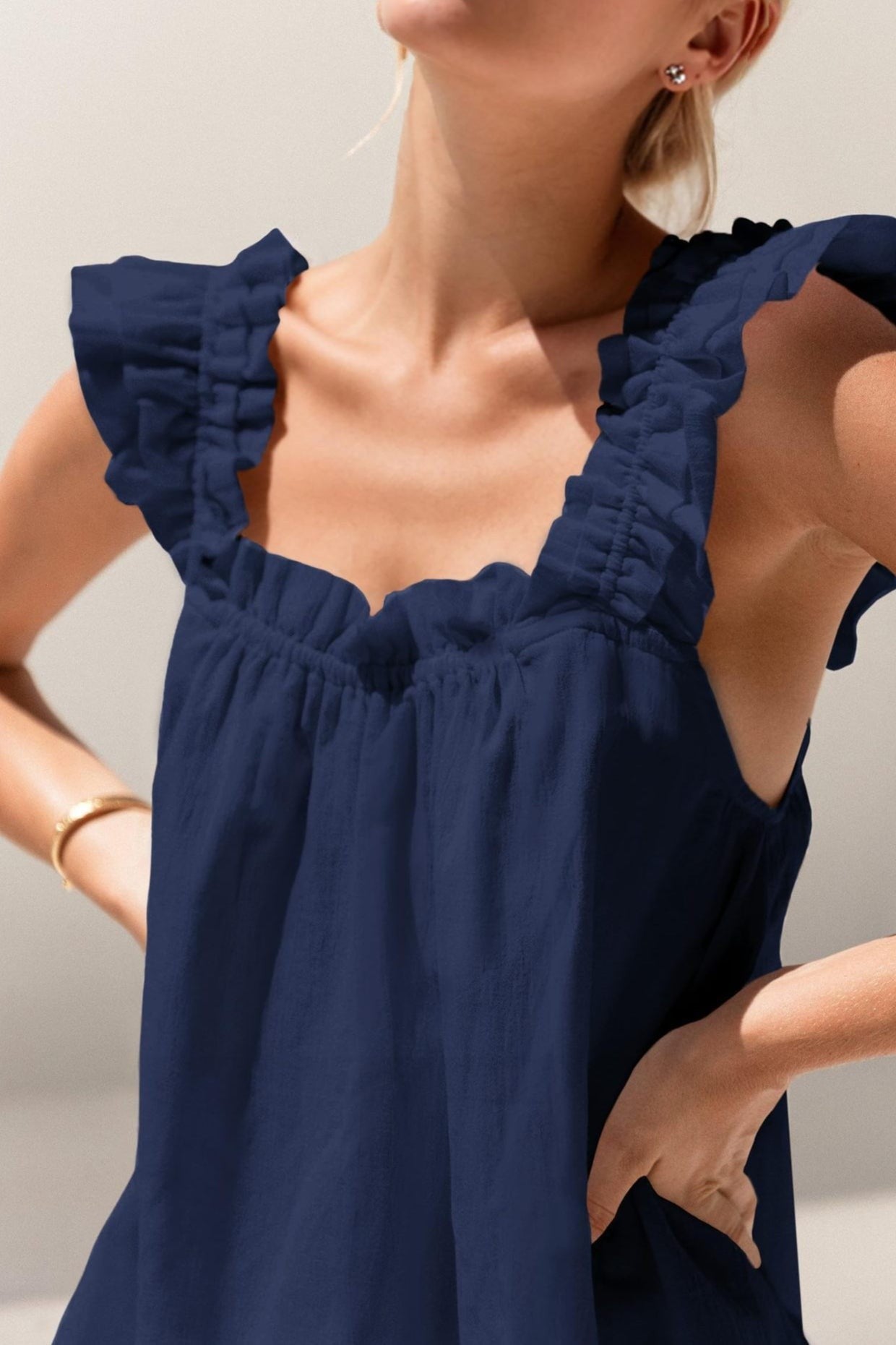 The Midnight Ruffle Set