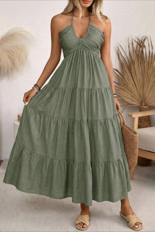 The Selah Halter Maxi Dress