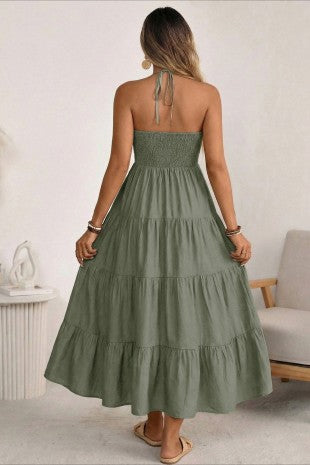 The Selah Halter Maxi Dress