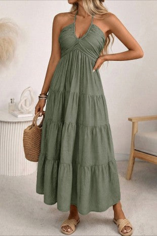 The Selah Halter Maxi Dress