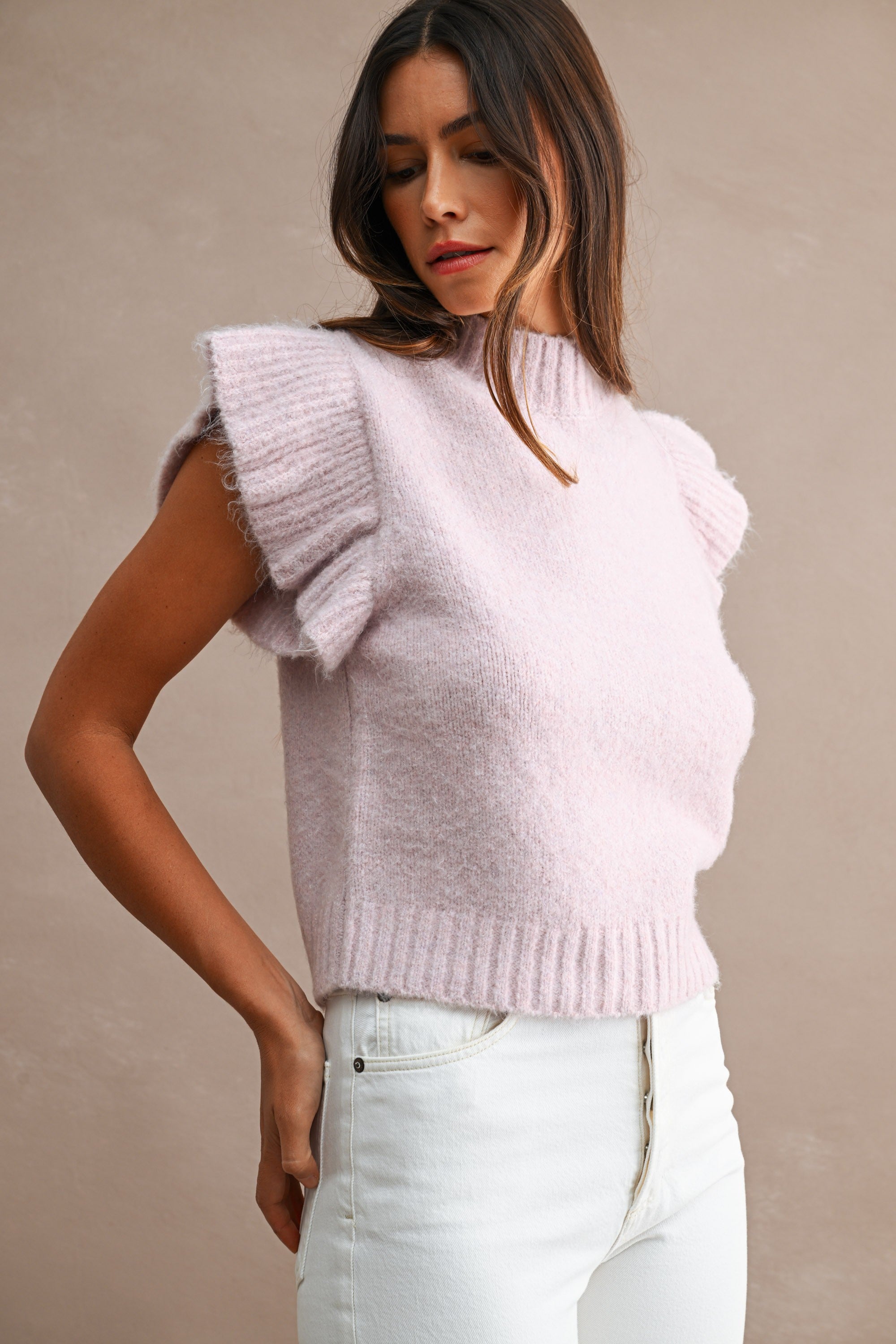 The Elowen Ruffle Sweater