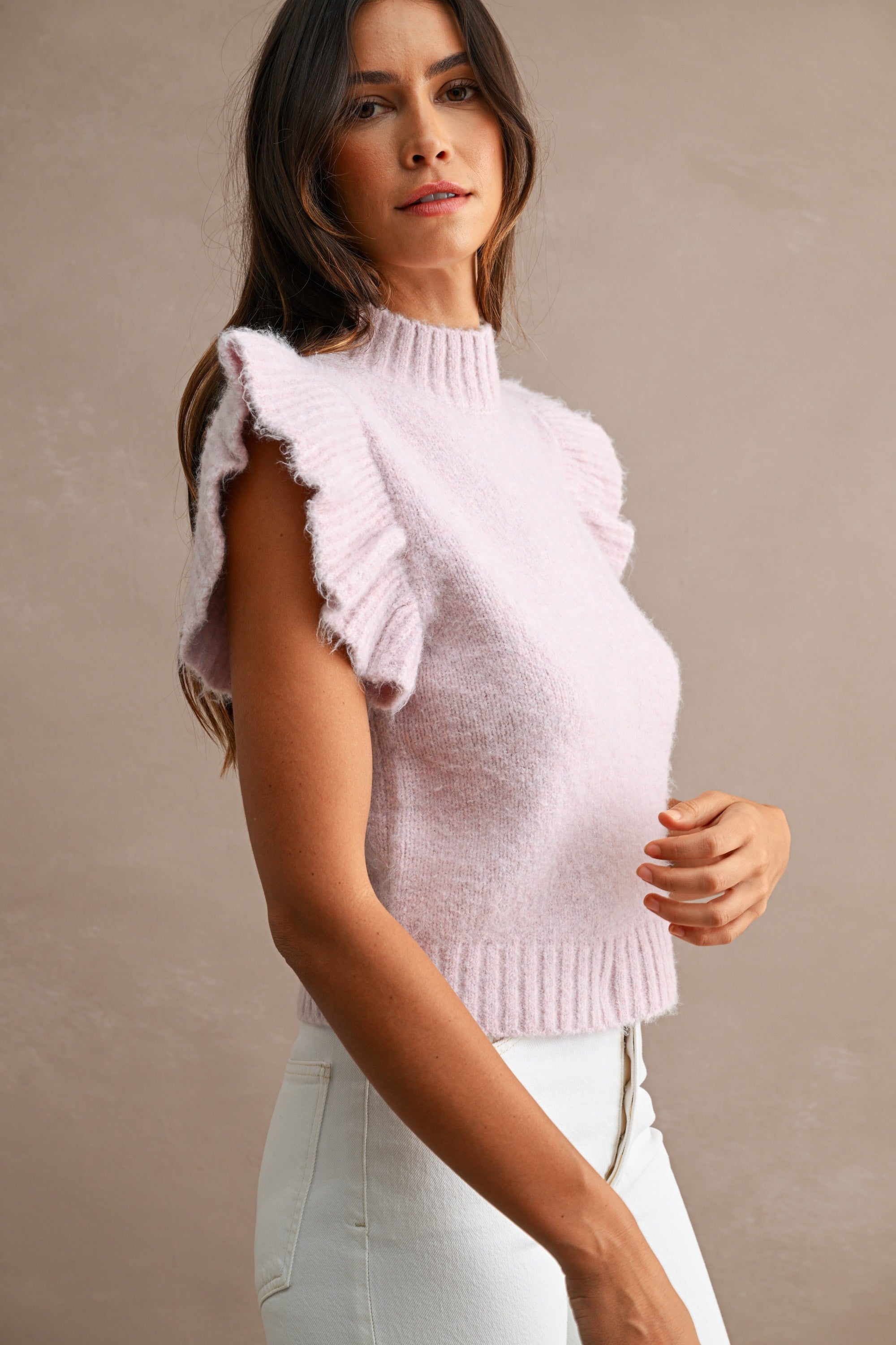 The Elowen Ruffle Sweater