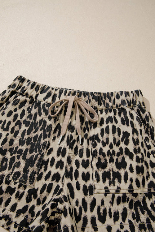 The Sable Leopard Shorts