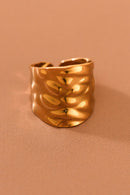 The Solène Hammered Ring