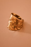 The Solène Hammered Ring