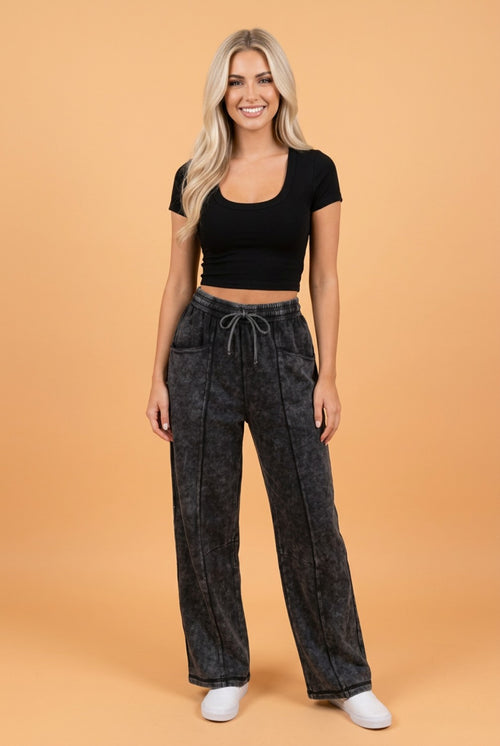 The Onyx Barrel Pants
