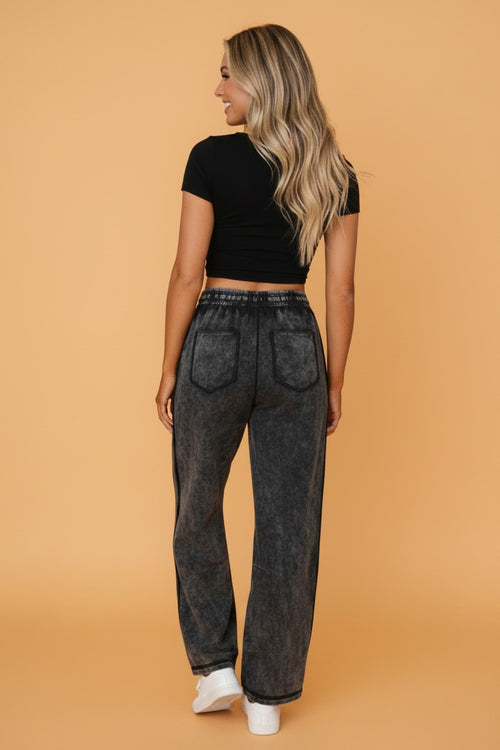 The Onyx Barrel Pants