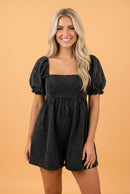 The Wren Denim Romper