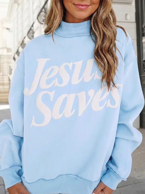 The Jesus Saves Oversized Sweatshirt