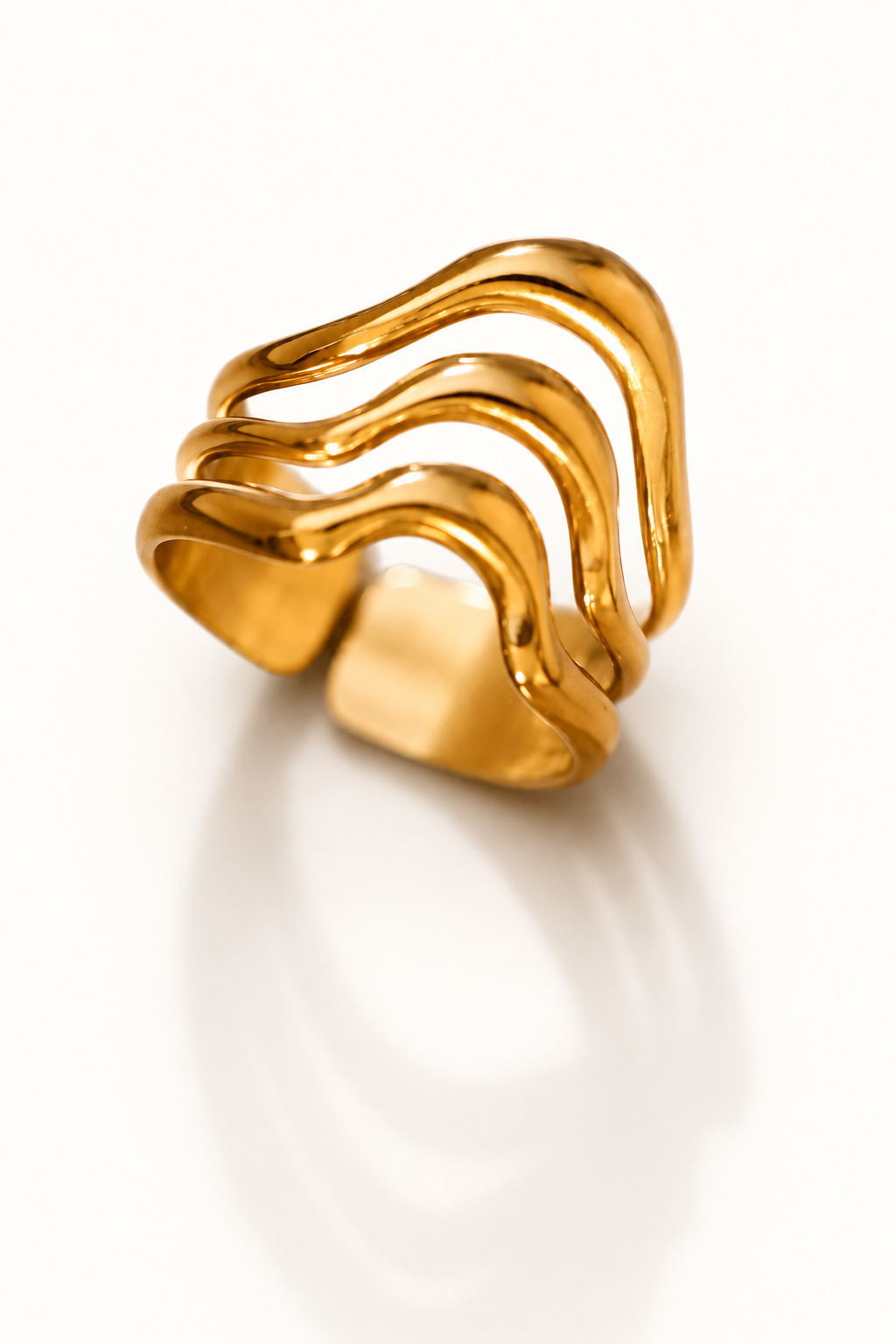 The Ondine Wave Ring