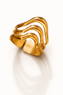 The Ondine Wave Ring