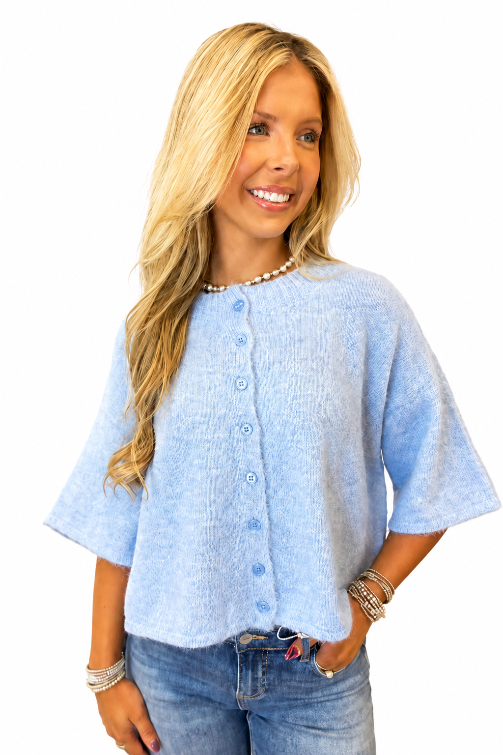 The Maisie Button Cardigan