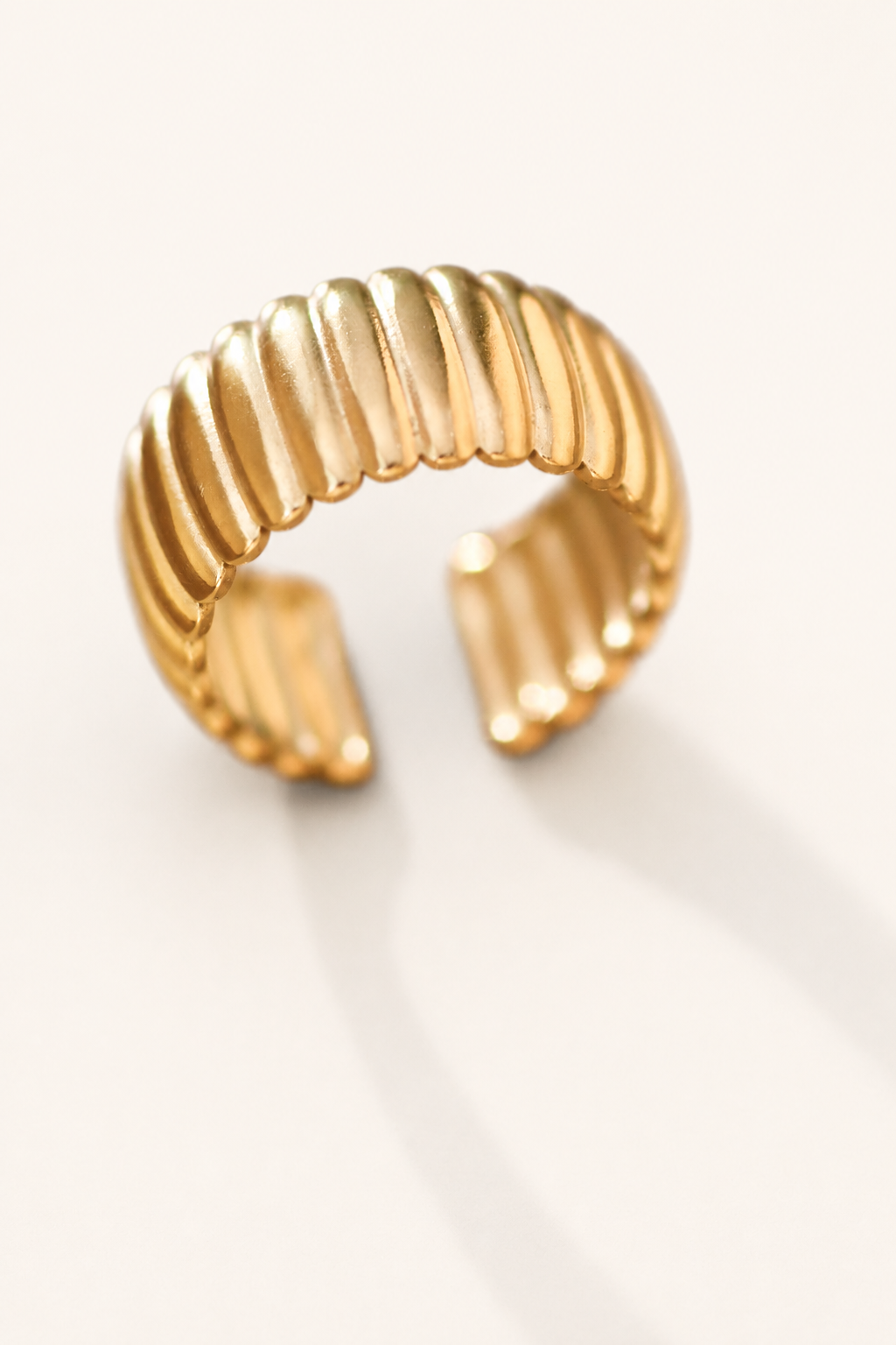 The Lucienne Ribbed Ring