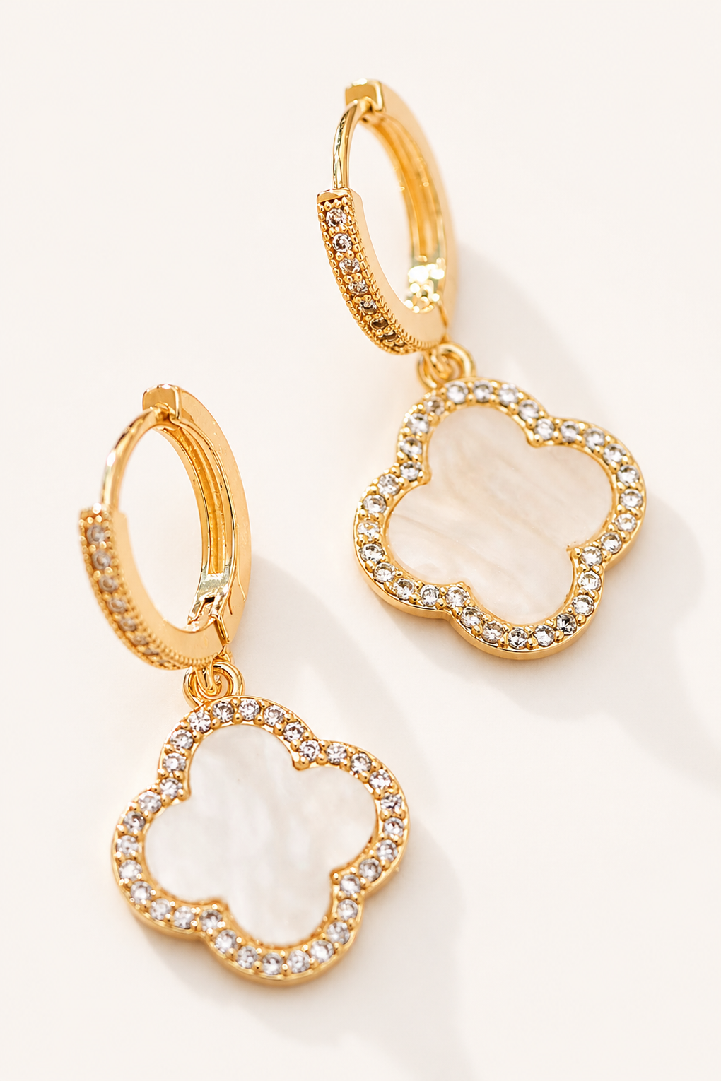 The Camille Clover Drop Earrings