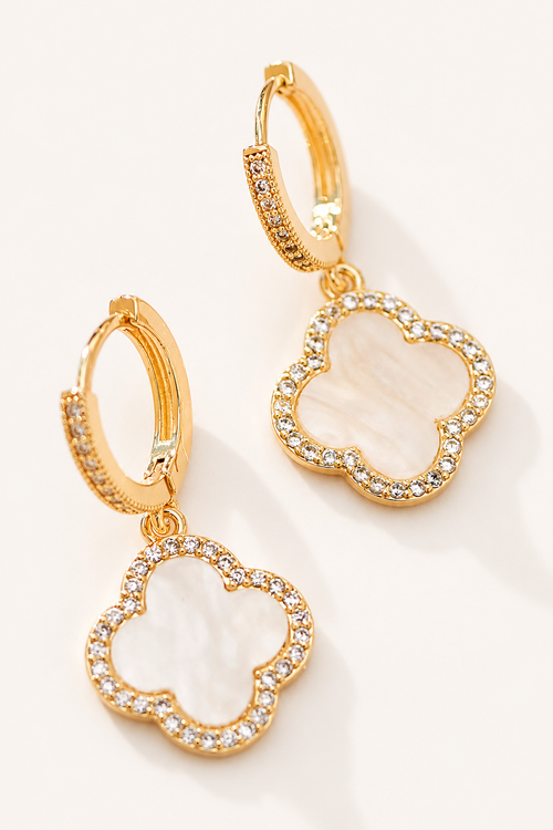 The Camille Clover Drop Earrings