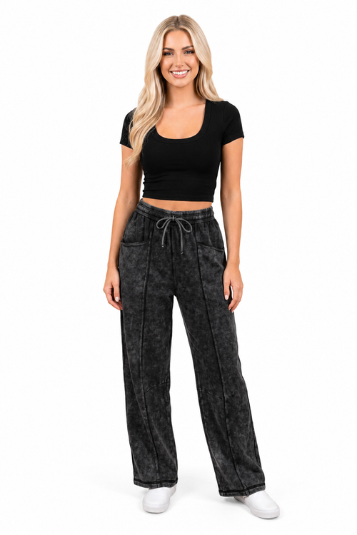 The Onyx Barrel Pants
