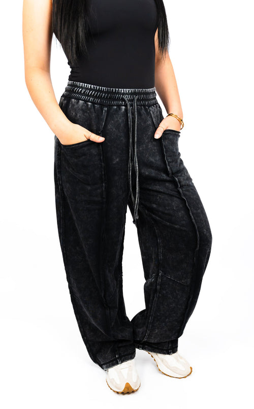 The Onyx Barrel Pants