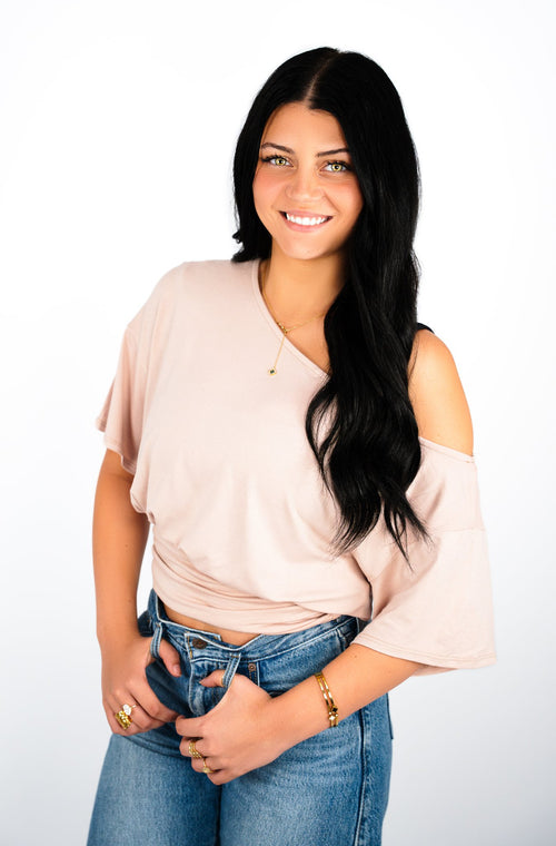 The Marlowe One-Shoulder Top