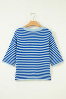 The Coastal Stripe Knit Cardigan