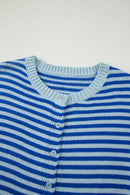 The Coastal Stripe Knit Cardigan