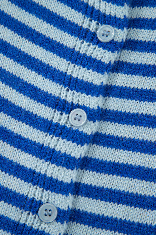 The Coastal Stripe Knit Cardigan