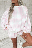 The Millie Gingham Lounge Set